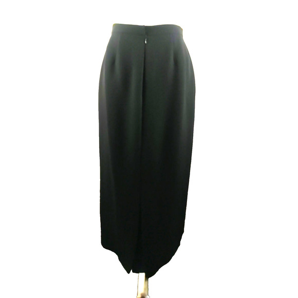 Kasper & Company Women's Skirt Size 10 Black A Line Career Business Church - Picture 6 of 6